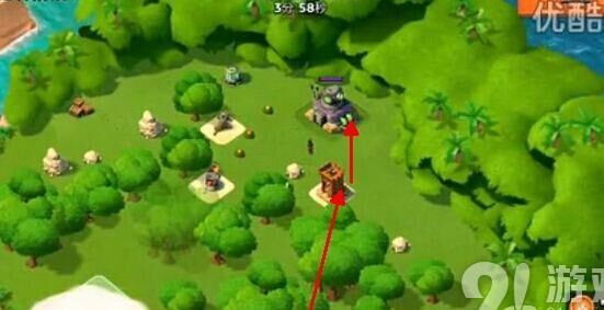 防御建筑怎么放