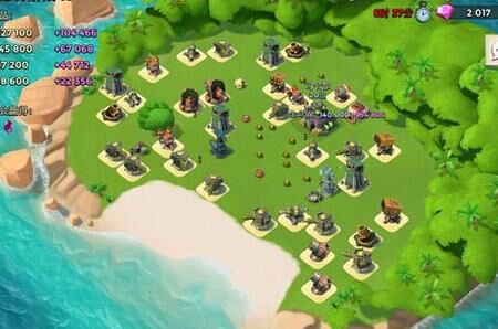 海岛奇兵激光妹4级-狙击塔4级|加农炮14级|狙击塔14级