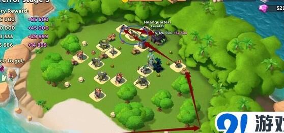 海岛奇兵船装两个坦克是多少级？