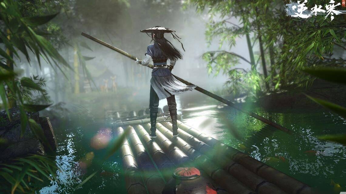逆水寒庄园小河-庄园小花|庄园小兰花|庄园小景观